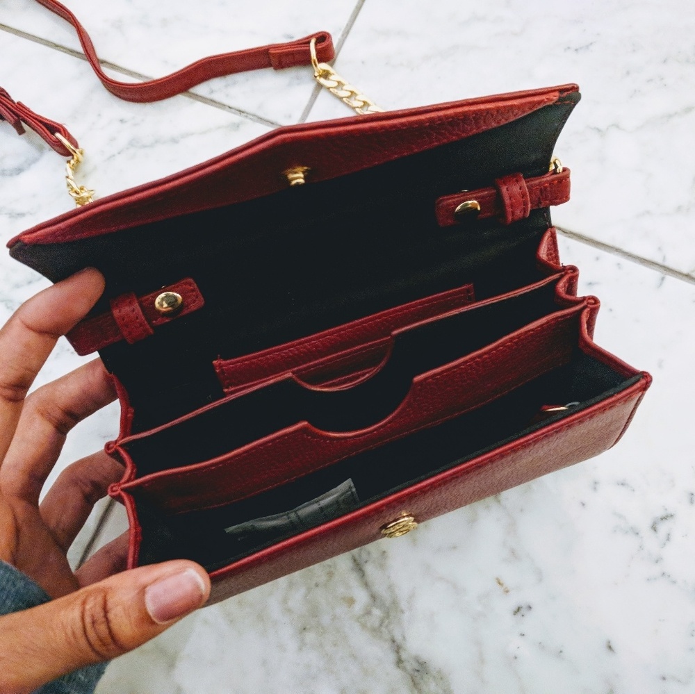 NIB - Mini Leather Crossbody or Wallet - Picture 2 of 4